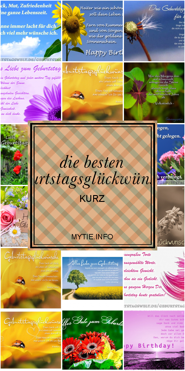 Die Besten Geburtstagsglückwünsche Kurz